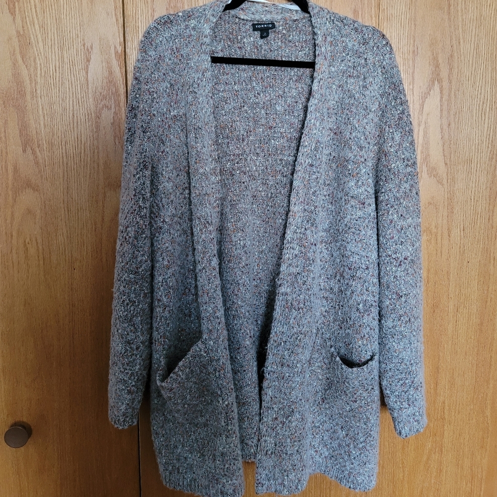 Open front cardigan